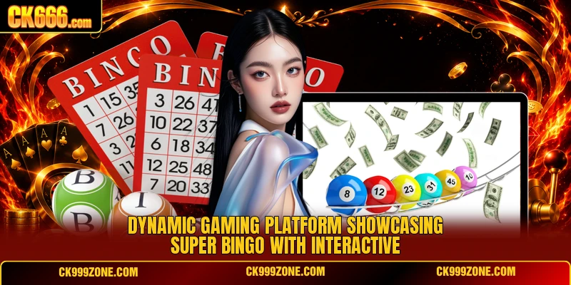 Dynamic gaming platform showcasing Super Bingo with interactive