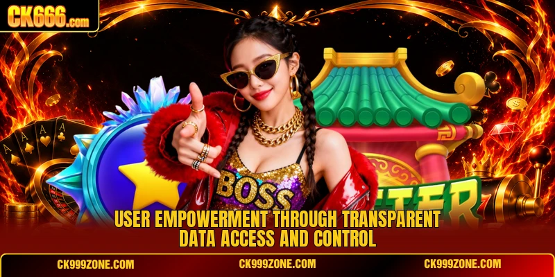 User empowerment through transparent data access and control
